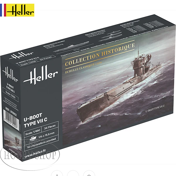 1/400 U Boot Type VII C