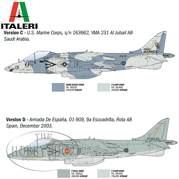 Italeri 1/72 AV-8B Harrier II