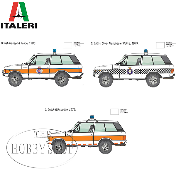 Italeri 1/24 Range Rover Police 1979/80 Italeri 1/24 Range Rover Police 1979/80