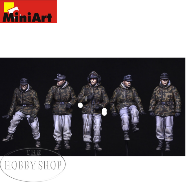 German Tank Crew Winter Uniforms (x5)