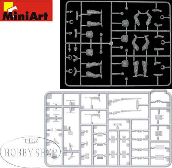 MiniArt 1/35 German Tank Crew Winter Uniforms (x5)