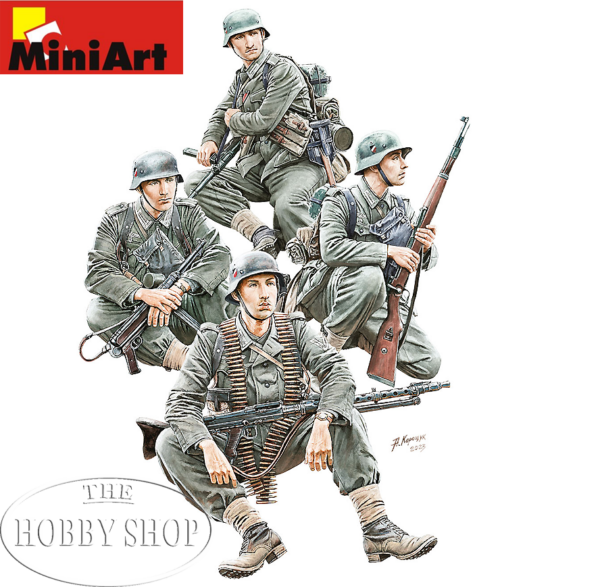German Panzwegrenadiers Set 2 (x4)