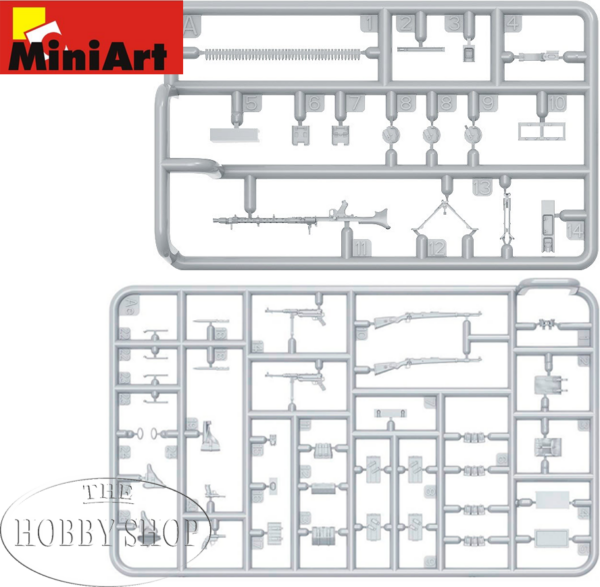 MiniArt 1/35 German Panzwegrenadiers Set 2 (x4)