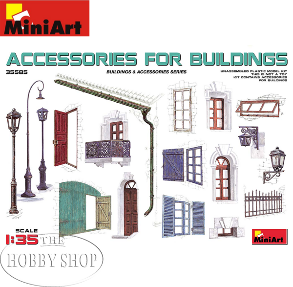 MiniArt 1/35 Accessories For Buildings