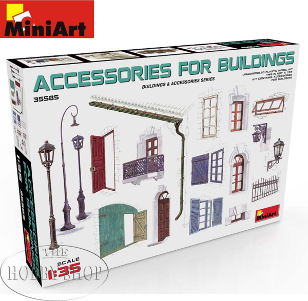 MiniArt 1/35 Accessories For Buildings