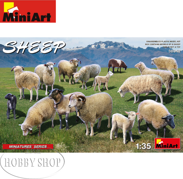 MiniArt 1/35 Sheep (x15)