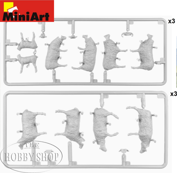 MiniArt 1/35 Sheep (x15)