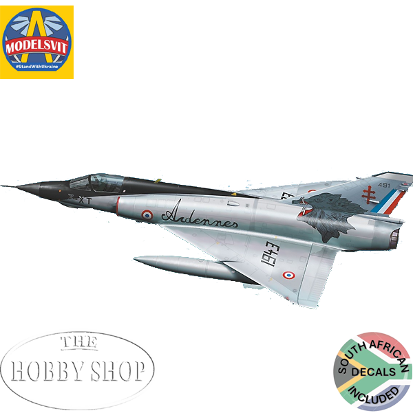 Modelsvit 1/72 Mirage IIIE/ EZ with SAAF Decals & Photo-etch