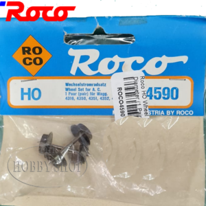 Roco HO Wheel Set For AC 9mm Diameter (1 Pair)
