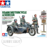 Tamiya 1/35 German Motorcycle & Sidecar & 3 Figurines