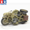 Tamiya 1/35 German Motorcycle & Sidecar & 3 Figurines