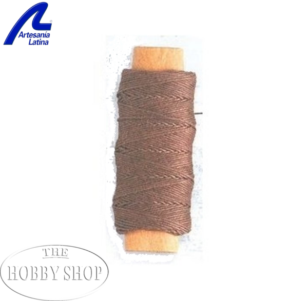 Artesania Cotton Thread Brown 0.25mm (30m)