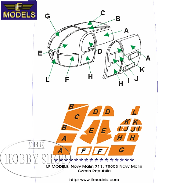 LF Models 1/72 Alouette III Canopy Mask