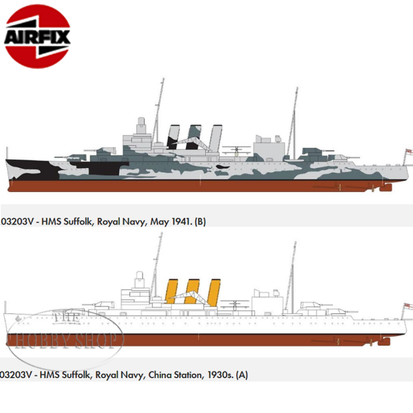Airfix 1/600 HMS Suffolk Airfix 1/600 HMS Suffolk