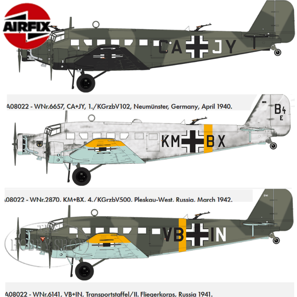 Airfix 1/72 Junkers Ju52/3mg4e Airfix 1/72 Junkers Ju52/3mg4e