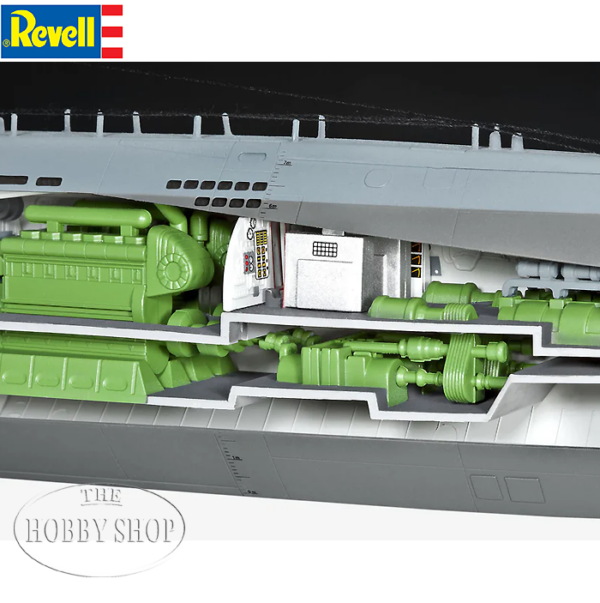 Revell 1/144 German Submarine Type XXI with Interior Revell 1/144 German Submarine Type XXI with Interior