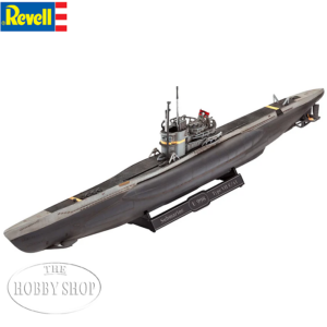 German Submarine Type VII C/41 Starter Kit (incl Paints. Glue & Brush)