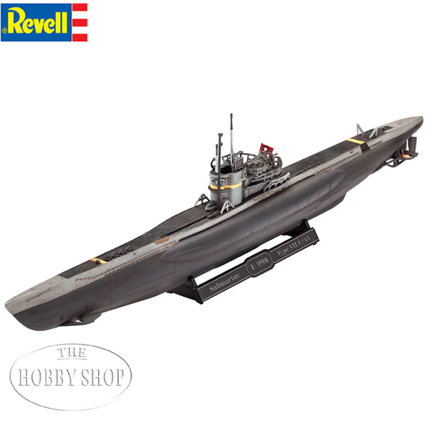 German Submarine Type VII C/41 Starter Kit (incl Paints. Glue & Brush)
