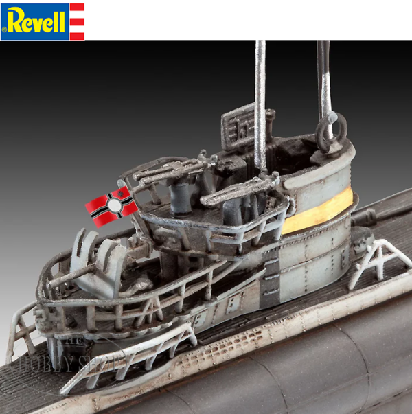 Revell 1/350 German Submarine Type VII C/41 Starter Kit (incl Paints. Glue & Brush) Revell 1/350 German Submarine Type VII C/41 Starter Kit (incl Paints. Glue & Brush)